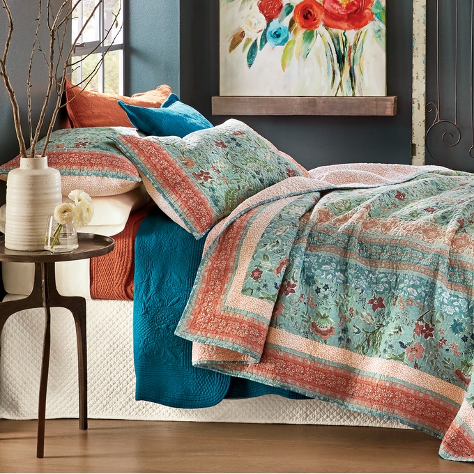Anita Oversized Reversible Quilt, , large
