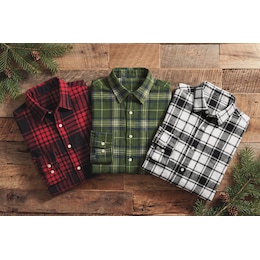 3-Pack Flannel Shirts, , large