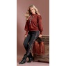 Nora Textured Sleeve Sweater, , large