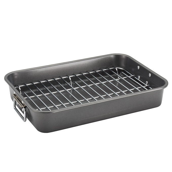 Farberware Heavy-Duty Nonstick Roaster with Rack, , large