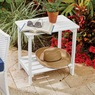 Slatted Accent Table, , large