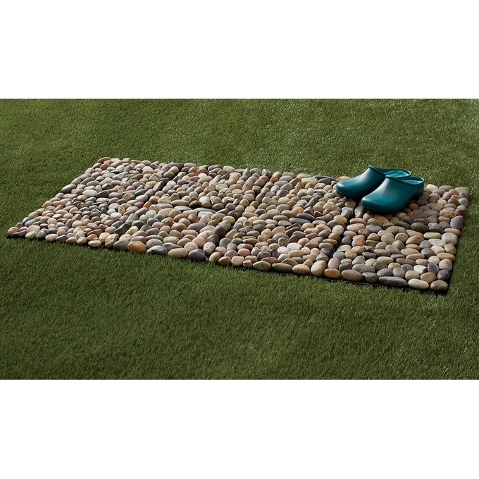 Set of 8 Outdoor Patio Tiles-Stones, , large