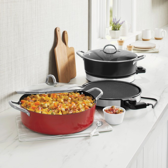 Chef Tested Electric Skillet by Wards, , large