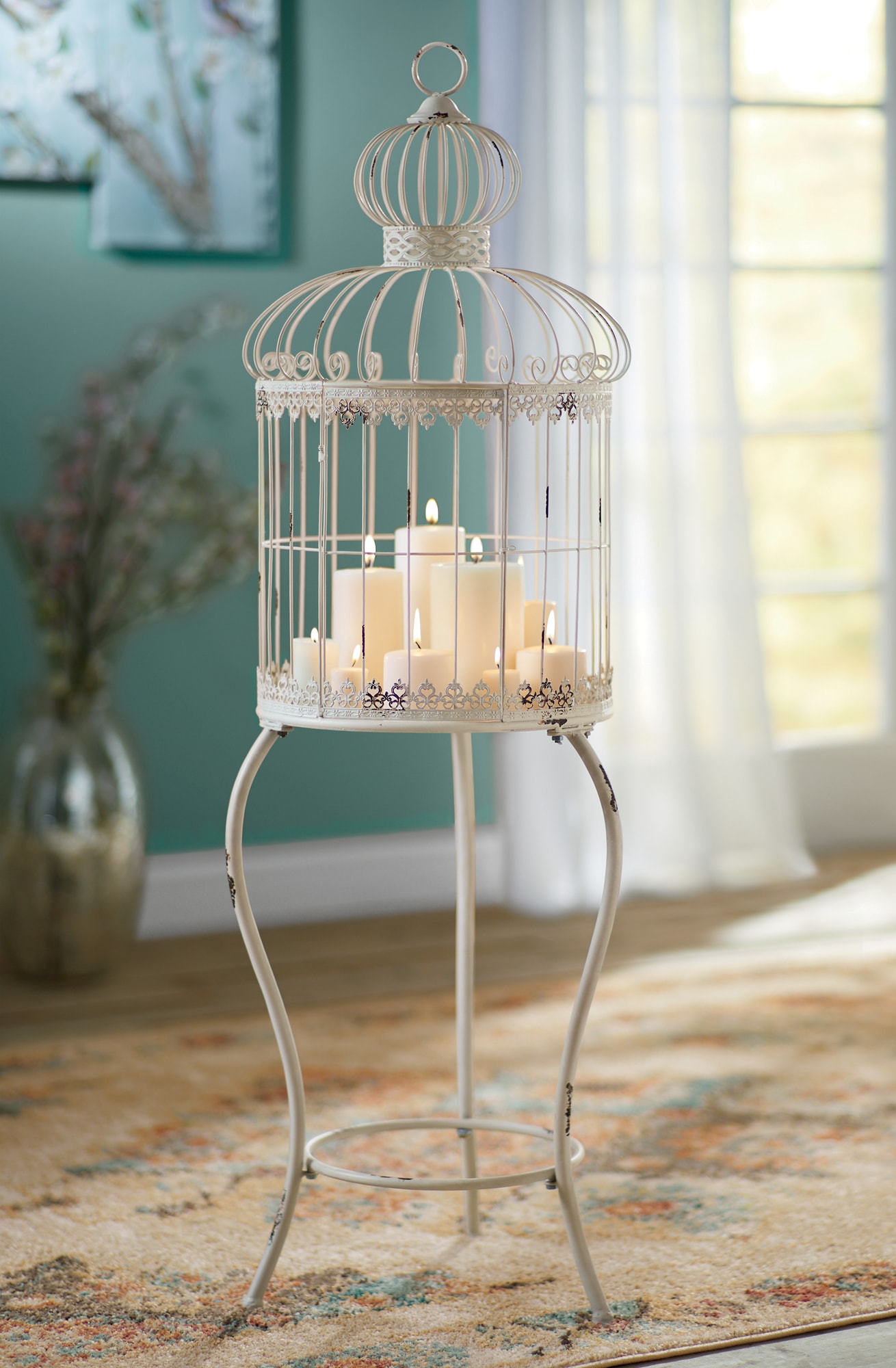 floor standing bird cages