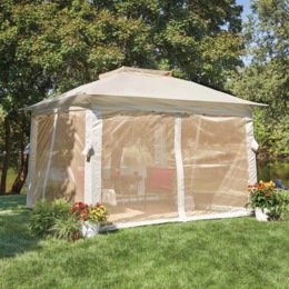 Solar Lighted Gazebo, , large