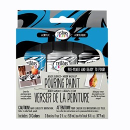 Testor 3-Piece Craft Pouring Paint Set, , large