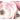 Roommates Extra Large Wall Mural, Pink Watercolor Floral, swatch