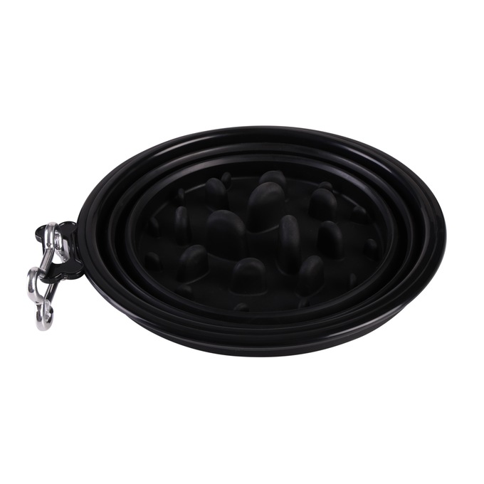 Slow Feeder Collapsible Bowl, , large