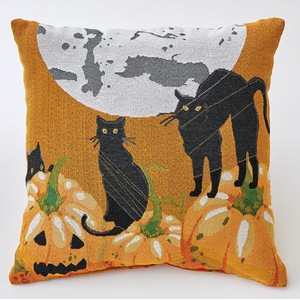 Pumpkin Patch Tapestry Pillow, , large