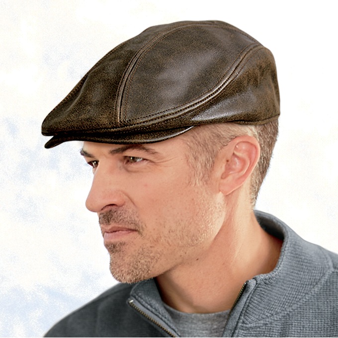 Leather Driving Cap Country Door
