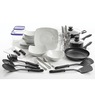 All U Need 45-Piece Combo Cookware & Dinnerware Set, , large