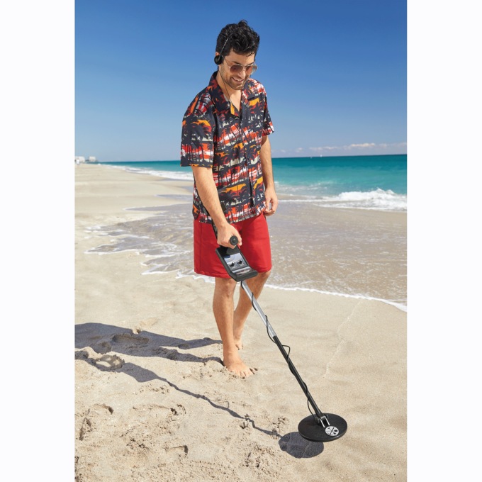 First Texas Bounty Hunter 'Gold Digger' Metal Detector with Headphones, , large