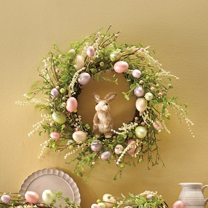 Easter Wreath with Bunny, , large