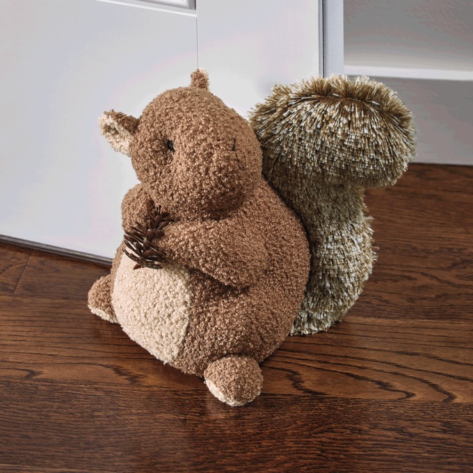 Plush Squirrel Door Stop, , large
