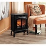 Electric Fireplace Stove, 1500W, with Remote, , large