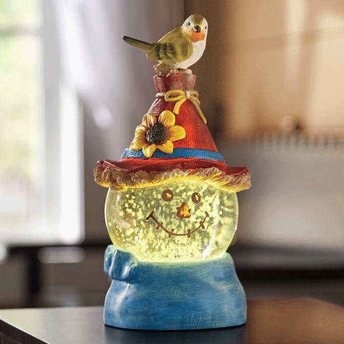 Scarecrow Waterglobe | Home D&eacute;cor, Multi, large