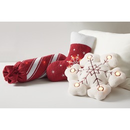 Figural LED Christmas Accent Pillow, , large