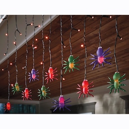 Solar Halloween Icicle Lights, , large
