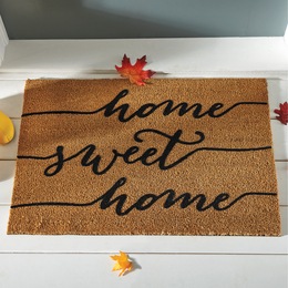 Home Sweet Home Coir Indoor/Outdoor Mat - 20&quot; X 30&quot;, , large