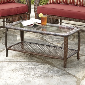 Resin Wicker Table, , large