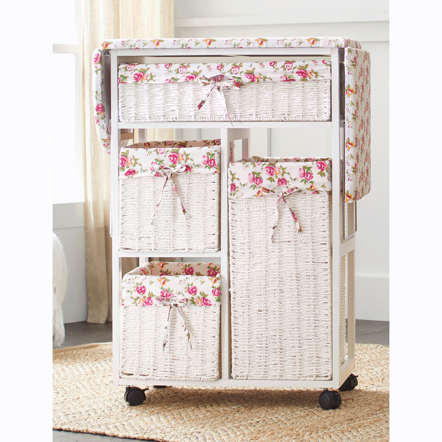 Everly Ironing Cart with Storage | Country Door