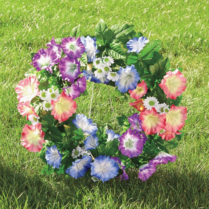 Solar Memorial Wreath, , large