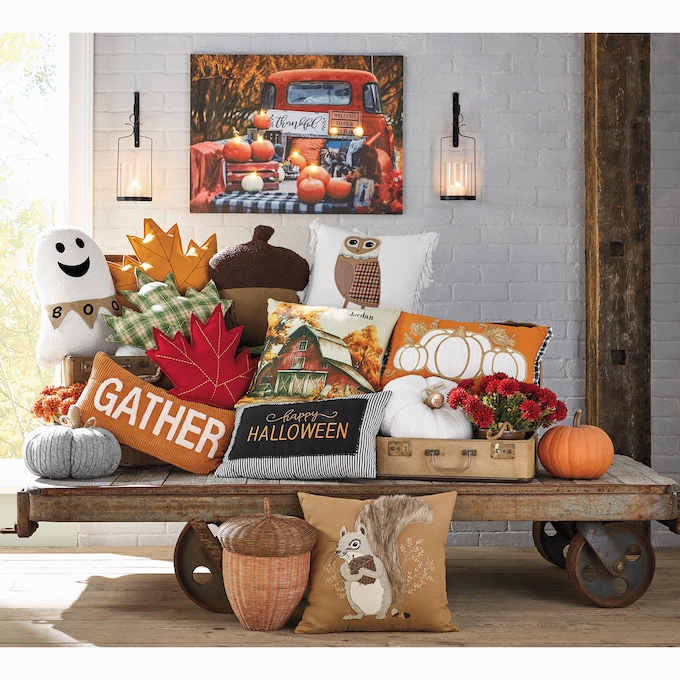 Fall Truck Lit Wall Art, , large