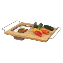Bamboo Kitchen Sink Workstation, , large