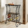 Faux-Marble Wine Storage Table, , large