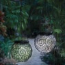 Set of 2 Solar Hanging Orbs, , large