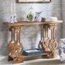 Bennington Wood Console Table, Brown, large