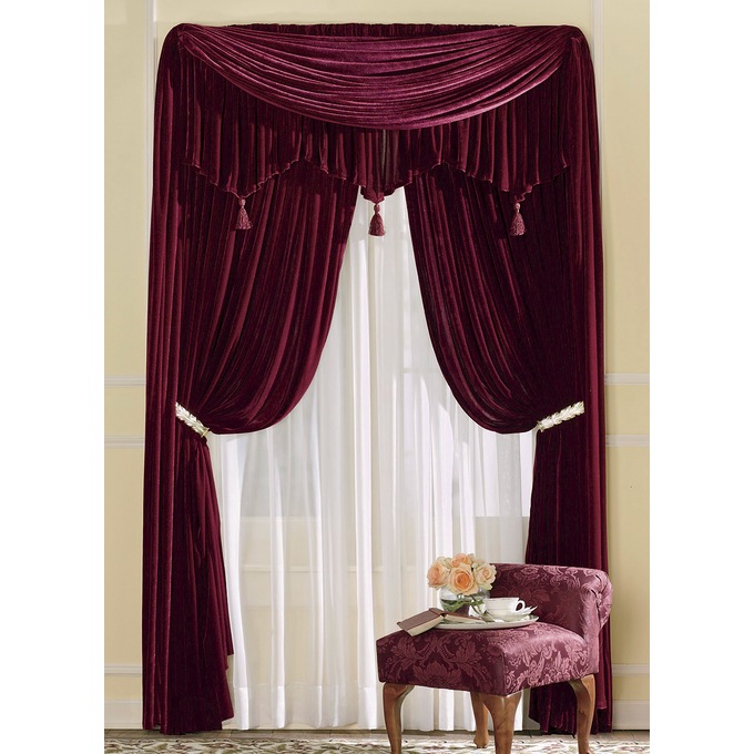 Woven Velvet Curtains Country Door