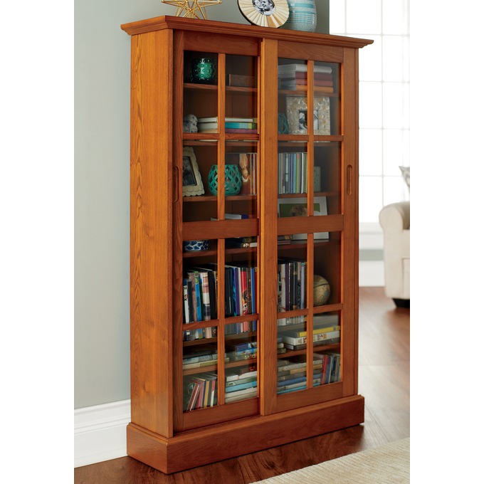 Merrick Sliding-Door Media Cabinet, , large
