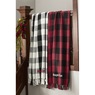 Fringed Buffalo Check Throw, , large