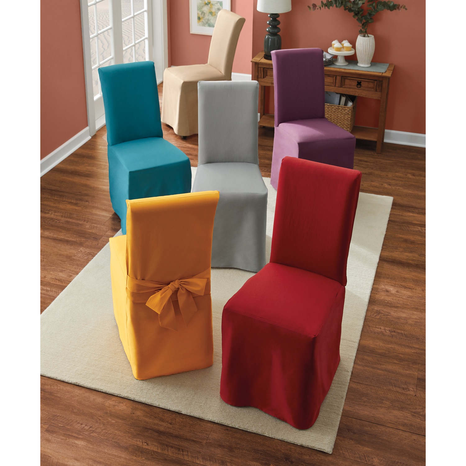 Plum chair covers online