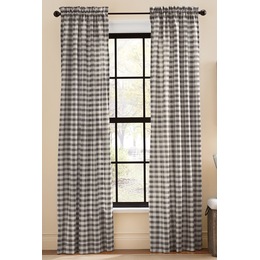 Danbury Panel, Gray Buffalo Check, large