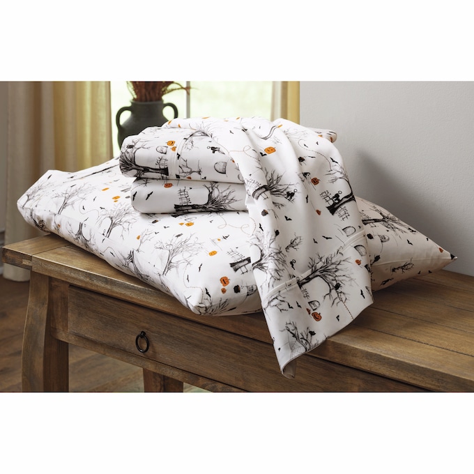 Halloween Toile Sheet Set, , large