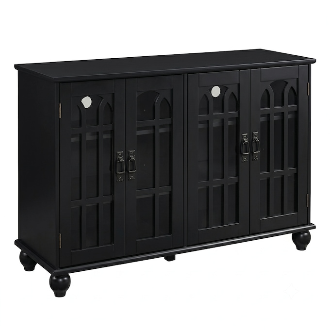 Arched Mission-Style TV Stand, , large