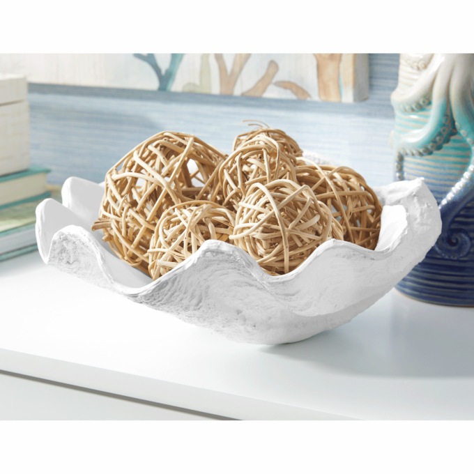 Wavy Seashell Decorative Bowl, , large