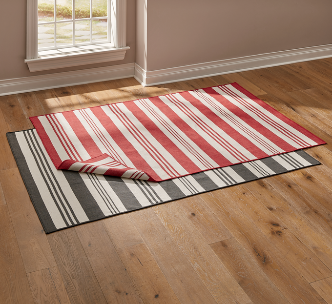Ticking Stripe Rug, , large