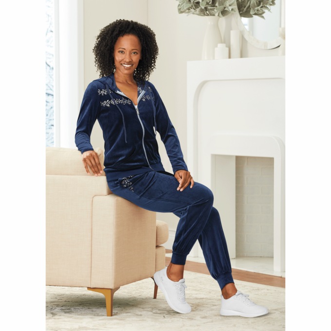 Lilly Embroidered Active Set, , large