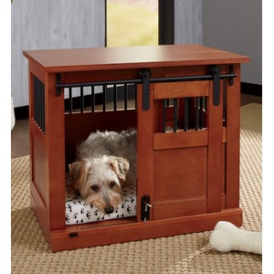 Barn Door Large Pet Crate, , large