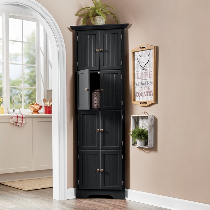 Tall Corner Cabinet Storage