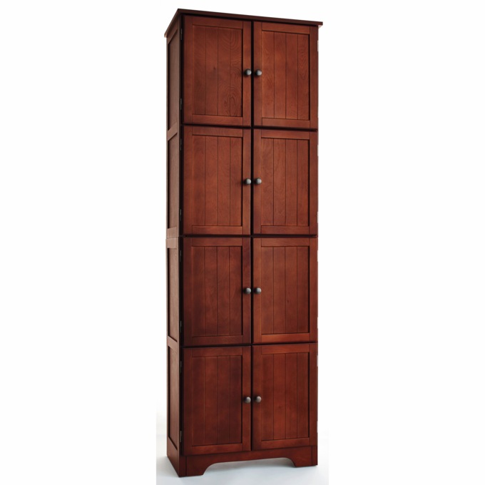 Westwick Tall Wooden Cabinet with 8 Doors, , large