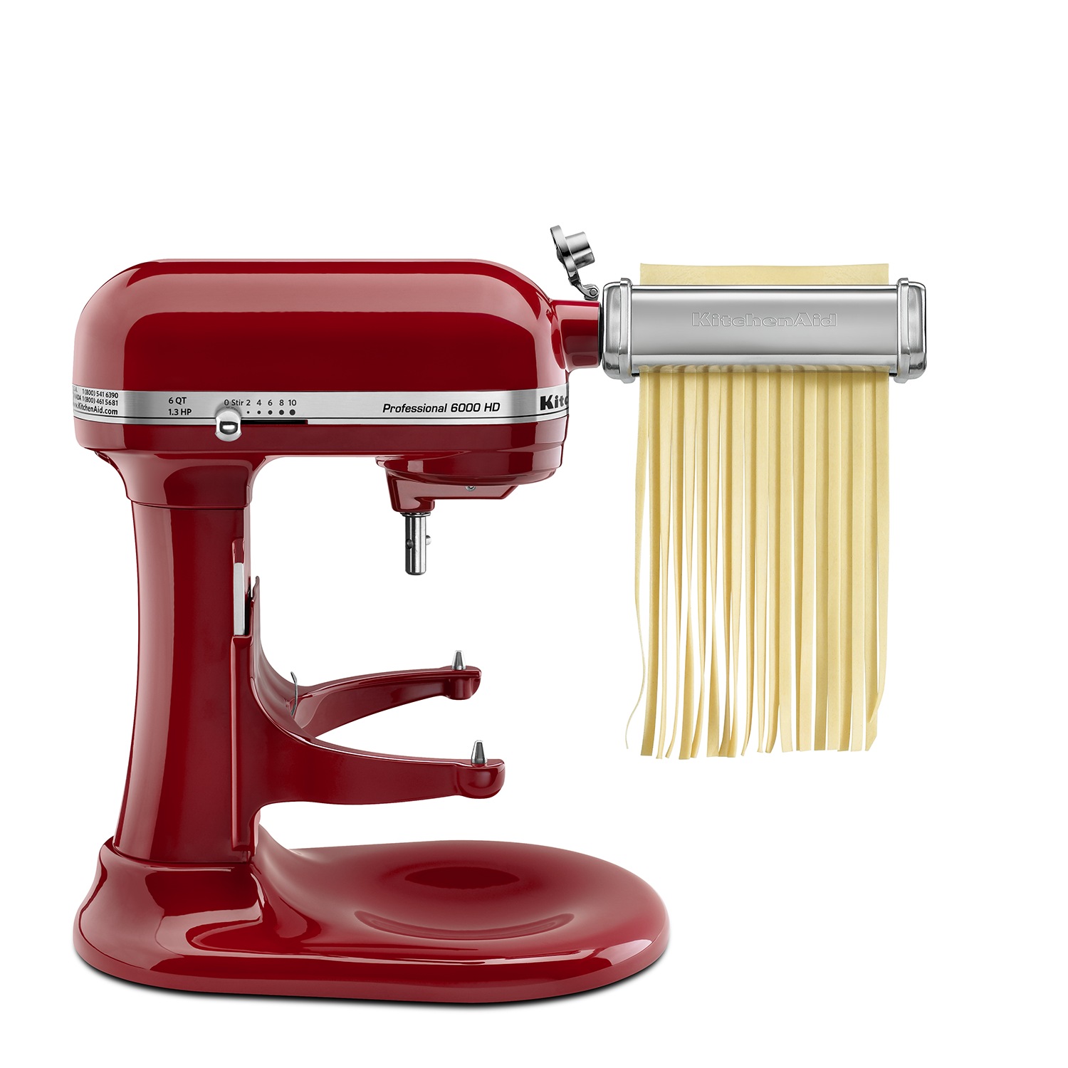 KitchenAid KSMPRA 3-Piece Pasta Roller and Cutter Attachment Set - Stainless Steel