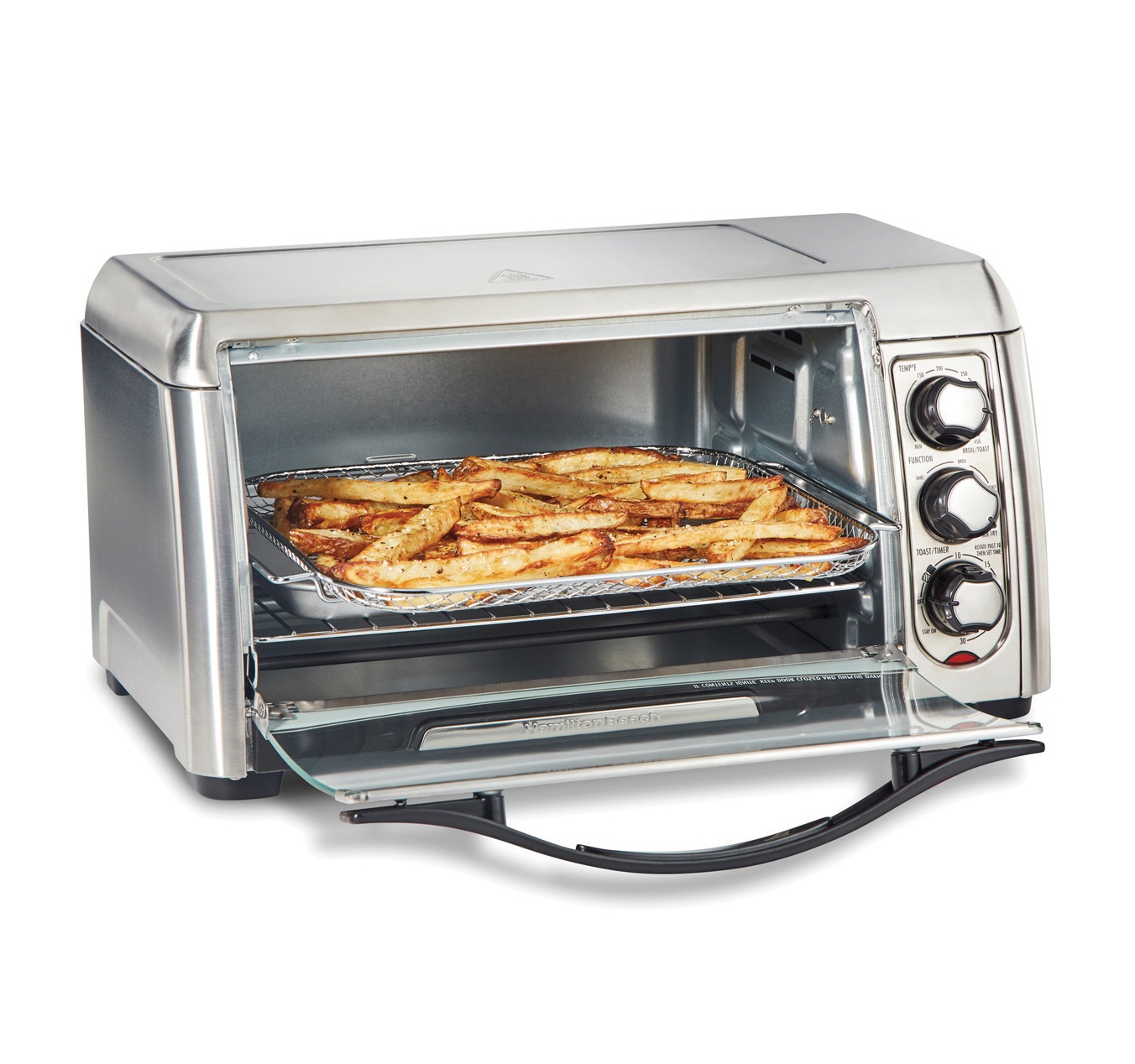hamilton beach air crisp toaster oven