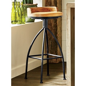 Blake Wood Bar Stool, , large