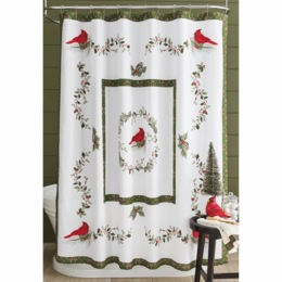Cardinal Shower Curtain, , large