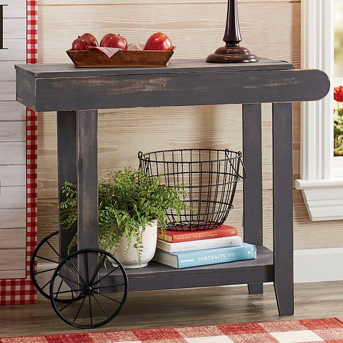 Wagon Wheel Console Table, , large