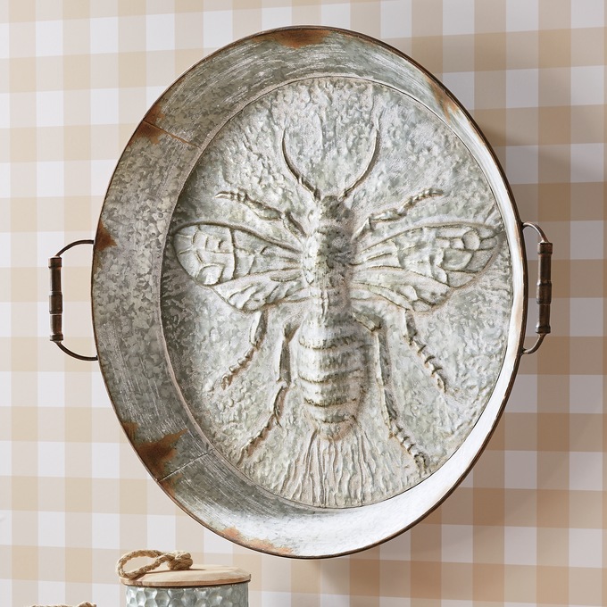 Bee Metal Decor Country Door